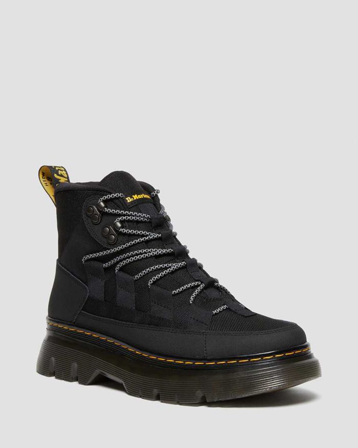 Dr Martens Støvletter Dame Svart Boury Læder 3178FWBVG